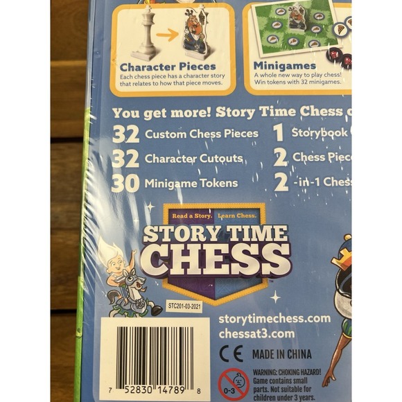 Story Time Chess Game Brain Child Award Winner Ages 3-103 SEALED - Picture 4 of 9